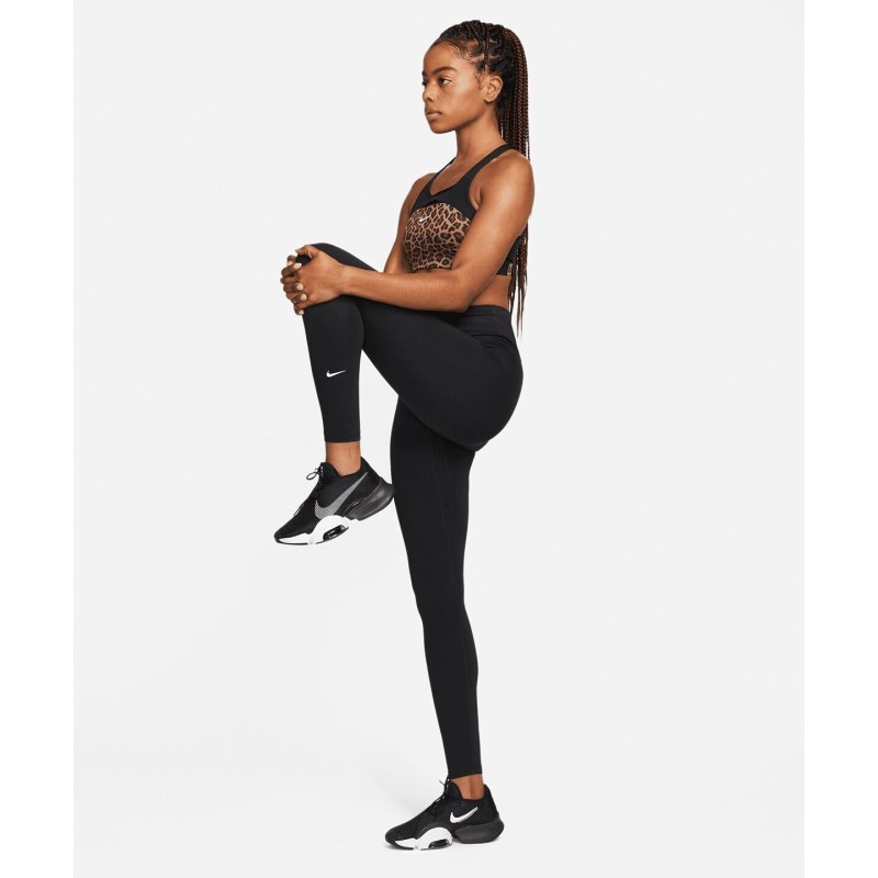 Nike Training high shine one dri-FIT leggings in black | ASOS