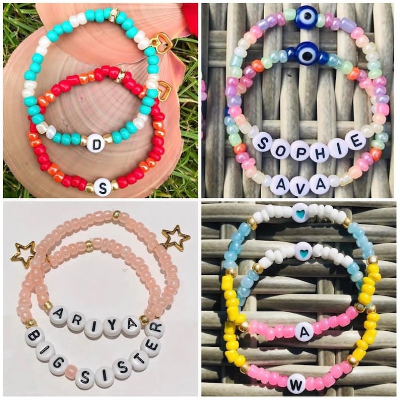 Personalised Jewellery for Girls, Necklace and Bracelet Set with Any Name |  eBay