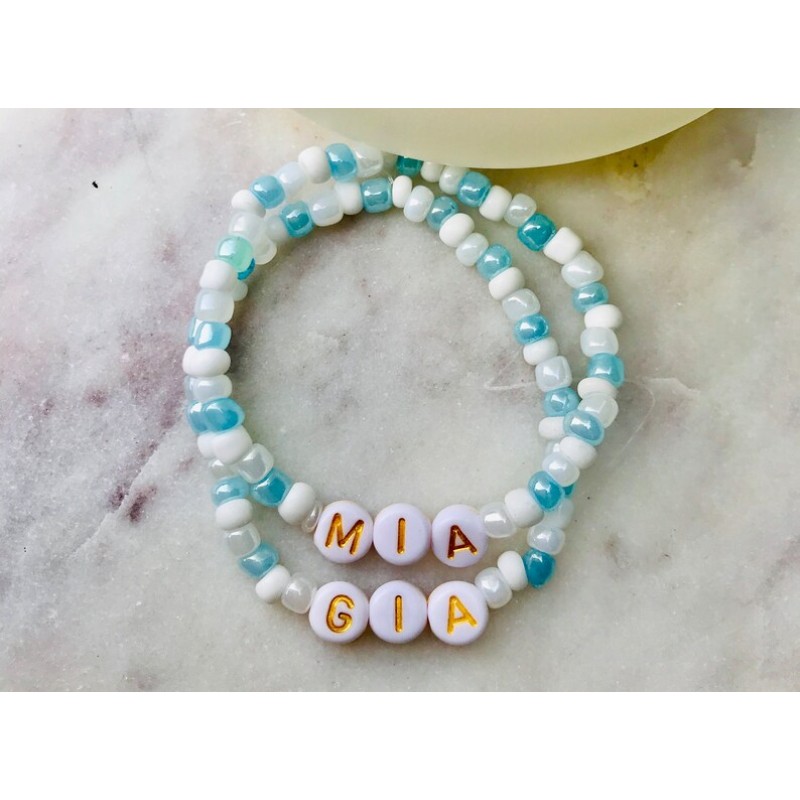 Personalized girls jewellery - personalized childrens bracelet -  Personalized girls charm bracelet - Personalized girls birthday gift