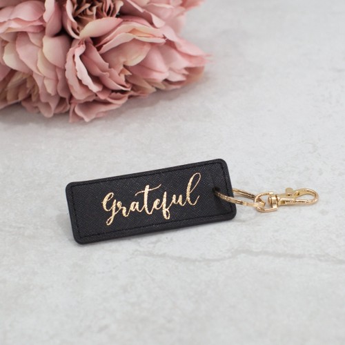 Affirmation keyring | monogrammed keyring | personalised keyring | keychain | customised keyring | bag charm