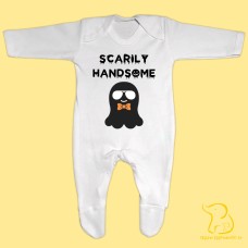 Scarily Handsome Baby Sleepsuit - Halloween