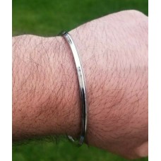 Stunning Stainless Steel 5 Lines Thin Sikh Singh kaur Kara Kada Khalsa Bangle Q2