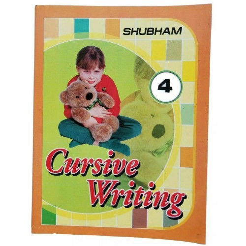 Learn English Cursive writing formation of words and Sentences Practice Book A4