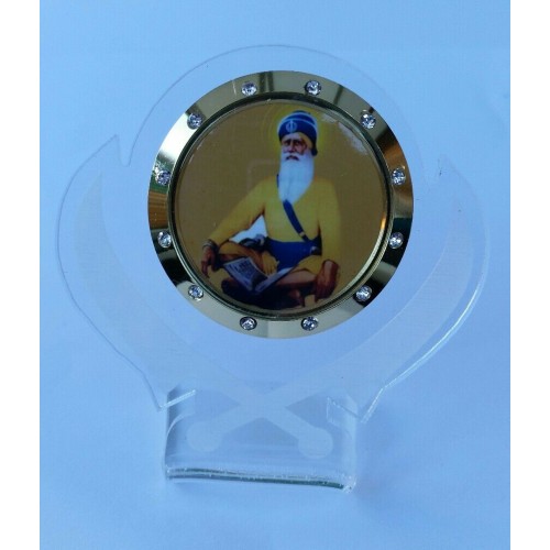 Shahid Baba Deep Singh Photo Portrait Sikh Khalsa Khanda Desktop GIFT Stand FFF