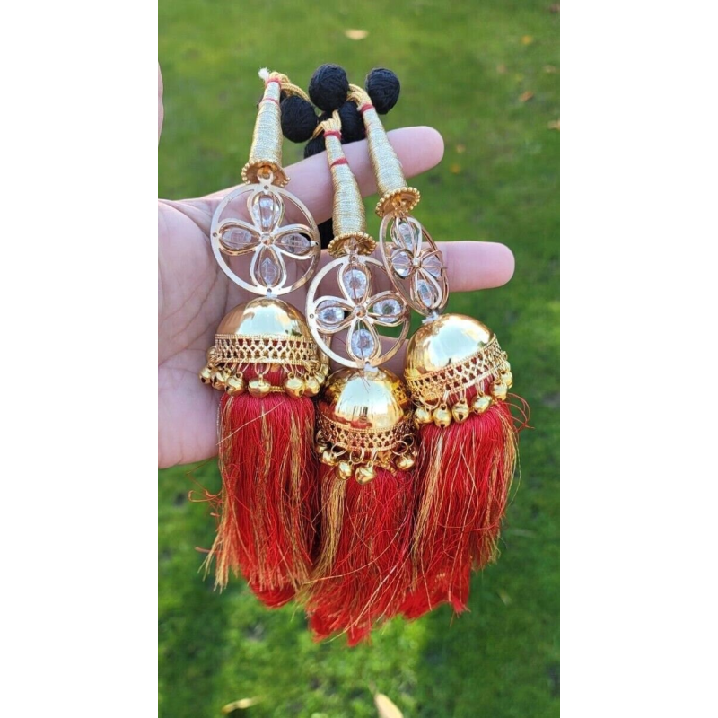 Traditional Punjabi Paranda / Parandi Hair Accessory Braid Tassles /hair  Extension/choti/for Karwachauth, Wedding,jago,mehndi,maiyo FS - Etsy