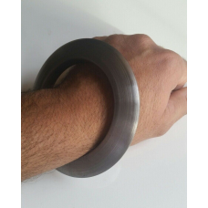 Sarbloh Kara Sikh Pure Iron Kada Smooth Khalsa Bangle Taksali Kada Bracelet D1