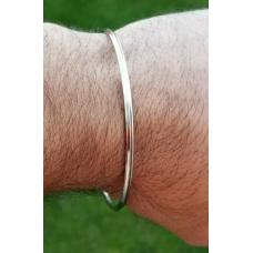 Stainless steel kara silver colour thin sikh singh kaur khalsa kada bangle t3