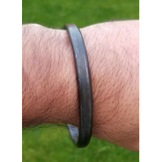 Sarbloh kara pure iron kada smooth sikh singh kaur khalsa black loha bangle cc1