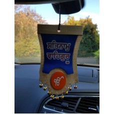 Singh kaur sikh punjabi gurbani khalsa khanda ek onkar car rear mirror hanger ad