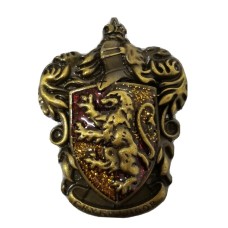 Stunning brass harry potter hogwarts school gryffindor lapel pin house badge b49