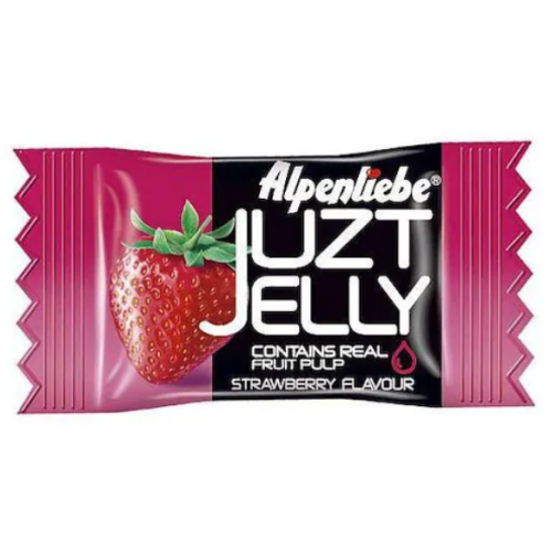 Alpenliebe Juzt Jelly Strawberry | Irresistible & Luscious | Pack of 20 |