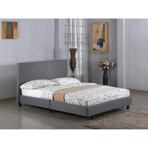 Fusion Fabric Single Bed Grey