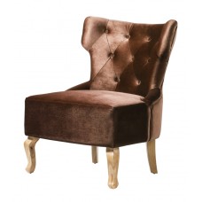 Norton Velvet Chair Brown (2s)