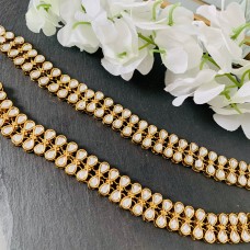 Gold Kundan Anklets/Payal