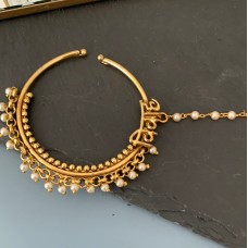 Vivah Nose Ring with Chain