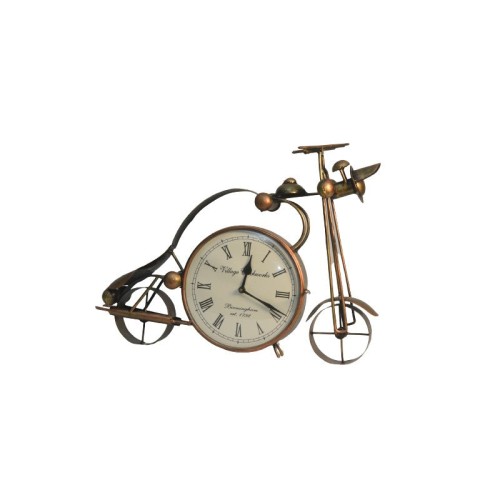 Handmade 3 Wheeler Bicycle with Clock on the Middle Wheel