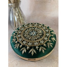 Raazi Circular Clutch (Emerald) (ST350)