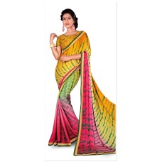 Tye dye georgette silk saree ( ready to dispatch in Uk)572