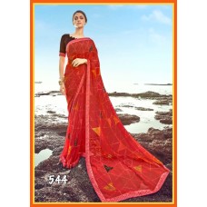 Georgette printed saree(544)