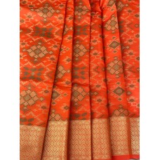 Silk patola saree SALE PRICE ( no)640 ( check all pictures before purchasing