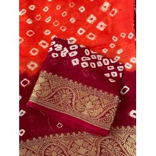 Silk bandhani 1118