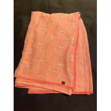 Light pink chiffon duppatta 1492 (230x95cm)