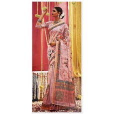 Cotton/linen saree 1596