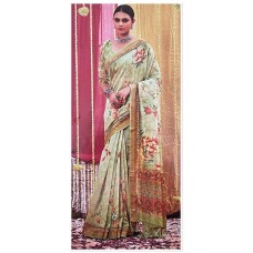 Cotton/linen saree 1591